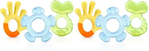 Miniatura 8 de Nuby Juego de mordedor de 3 pasos para la comodidad de la dentición, mordedores suaves y duros para bebés, alivia las encías doloridas, más de 3