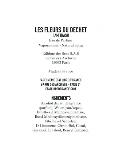 Miniatura 3 de ETAT LIBRE D'ORANGE Soy basura Les Fleurs De Dechet