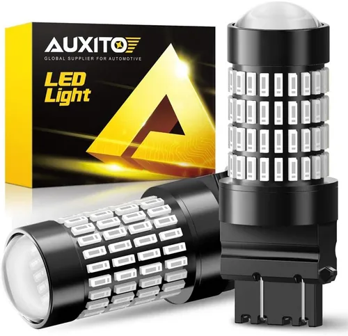 Miniatura 23 de AUXITO Bombilla LED 1157 blanca, superbrillante 2057 2357 7528 BAY15D, bombillas LED para respaldo, señal inversa, intermitente, estacionamiento