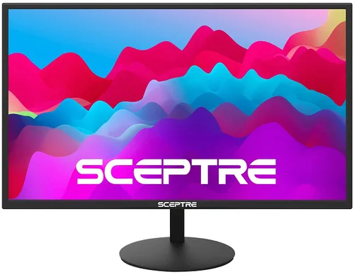 Sceptre Monitor de juego FHD LED de 27 pulgadas 75Hz 2X HDMI VGA altavoces integrados, negro metálico ultra delgado