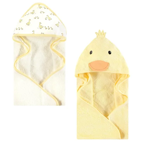 Miniatura 91 de Hudson Baby Toalla unisex de algodón con capucha con cara de animal para bebé, abeja amarilla, talla única Amarillo Bee