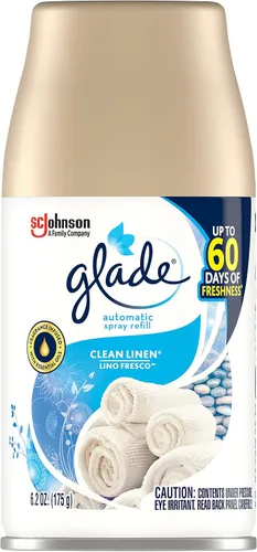 Miniatura 2 de Glade Recambio automático en aerosol, Clean Linen 6.2 oz (paquete de 6)