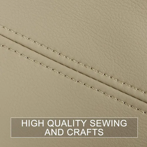 Miniatura 6 de X AUTOHAUX Par de cuero de microfibra beige panel de puerta reposabrazos reemplazo para Volkswagen Beetle 1998-2010