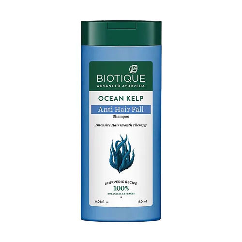 Biotique Bio Kelp Protein Shampoo para el tratamiento intensivo del crecimiento del cabello que cae del cabello, 6.1 fl oz