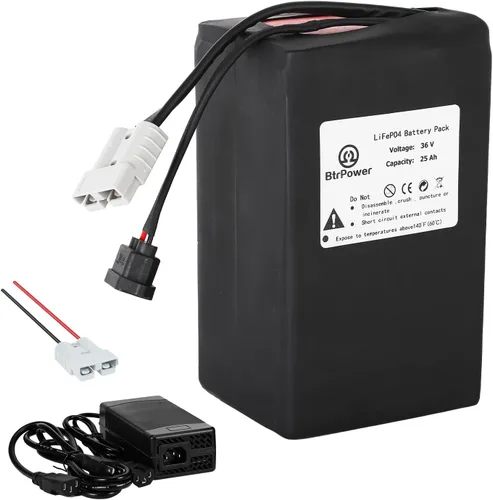 Miniatura 13 de Paquete de baterías de litio B de 36V 12AH LiFePO4 incorporado 30A BMS para motor de 36V 0-540W