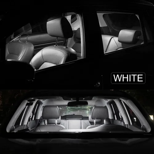 Miniatura 5 de Bombillas LED blancas para automóvil, kit de luz de techo de cúpula de lectura, para Nissan Frontier 2005, 2006, 2007, 2008, 2009, 2010-2017, 2018