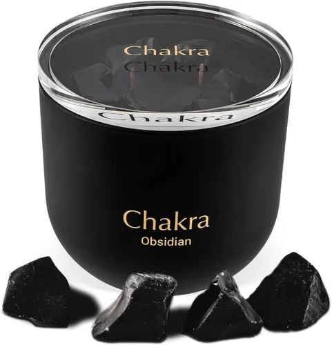 Miniatura 15 de Vela de cristal de cuarzo rosa, cera de soja de 12 onzas para aromaterapia para meditación y alivio del estrés, mechas de madera agrietada duales, 6