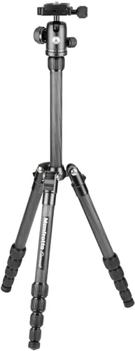 Miniatura 11 de Manfrotto Element Traveller - Kit de trípode pequeño de aluminio de 5 secciones con cabeza esférica Rojo