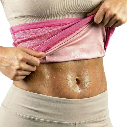 Geyoga Faja reductora de cintura para sudar y entrenar el estómago para mujeres Flesh Pink Inner