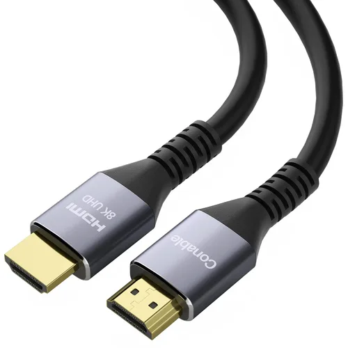 Miniatura 8 de Cable HDMI 2.1 8K de 2 pies, cable HDMI de alta velocidad con certificado real de 48 Gbps, cable trenzado, soporta 10K 8K @60Hz 4K @120Hz, eARC, HDR