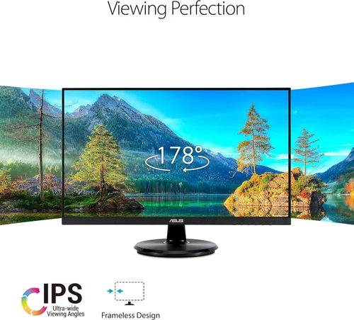 Miniatura 2 de ASUS Monitor 1080P de 27 pulgadas (VA27DCP) - Full HD, IPS, 75Hz, USB-C 65W Power Delivery, altavoces, sincronización adaptativa/FreeSync, cuidado