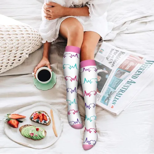 Miniatura 104 de 6 Pack Copper Compression Socks for Women and Men Circulation-Best Support for Medical, Running,Nursing,Athletic