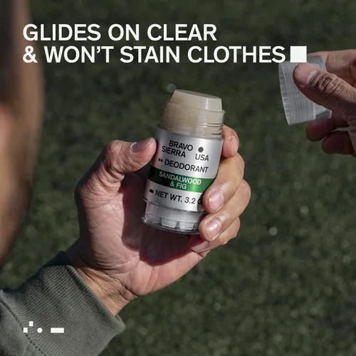 Miniatura 6 de Bravo Sierra - Desodorante sin aluminio para hombres, paquete de 1 – Contiene ingredientes naturales – Protección duradera contra olores y sudor