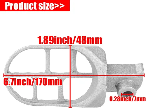 Miniatura 2 de Estriberas para reposapiés para XR50 XR50R XR70 XR70R XR80 XR80R XR100R CRF50 CRF50F CRF70 CRF70F CRF80 KLX110 2011-2016 Motocross 50cc 70cc 90cc