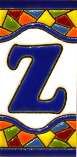 Miniatura 11 de Números de casa 3 pulgadas. Azulejos de números de casa pintados a mano para letreros, direcciones y nombres. Números de dirección para casas.