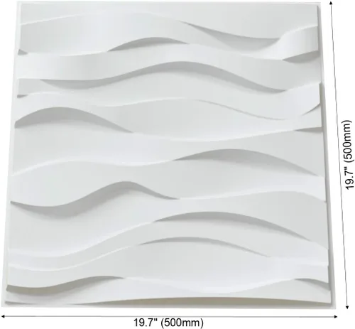 Miniatura 83 de Art3d Panel de Pared de Diamante 3D de PVC Dentado a Juego-Negro Mate, para Decoración Interior Residencial y Comercial Diamante mate negro