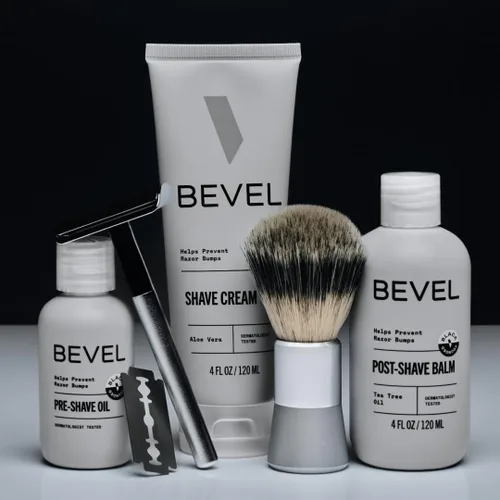 Miniatura 7 de Bevel Essentials - Gel de afeitado transparente para hombres, gel de afeitado transparente para detalles precisos y bordes con aloe vera y extracto