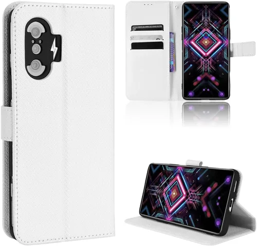 Miniatura 4 de Funda de teléfono para Xiaomi Redmi K40 Gaming, Funda de cuero tipo cartera para Xiaomi Redmi K40 Gaming Funda de cuero PU antideslizante, Flip