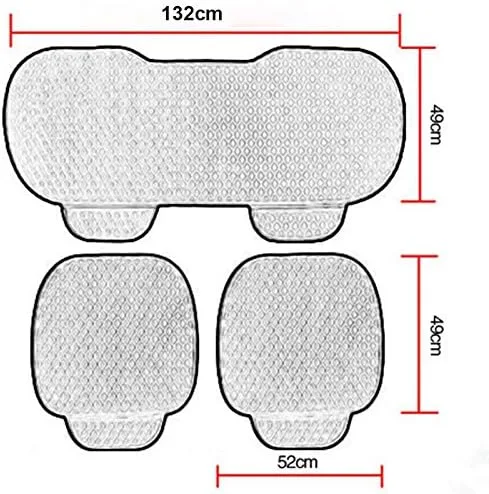 Miniatura 2 de Sedeta Mingruie - Funda para asiento trasero largo de auto, automóvil, silla, de terciopelo de seda, colchoneta protectora, cojín para bebé, SUV,