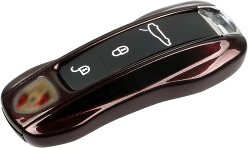 Miniatura 10 de Jaronx 2 fundas para llavero color azul brillante compatibles con Cayenne Panamera 2018-2024/911 Carrera 2020-2024/Taycan 2020-2024, fundas