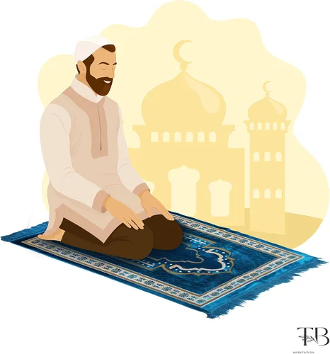 Miniatura 3 de TB - Alfombra de oración islámica gruesa y suave, alfombra musulmana única árabe, turca, africana, diseño bordado, cuentas de oración diaria