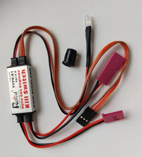 Miniatura 3 de Interruptor de apagado de motor DLE, interruptor opto RC compatible con enchufe Futaba DLA DLE DA Ignition Cut Off- Seguridad 100% tecnología