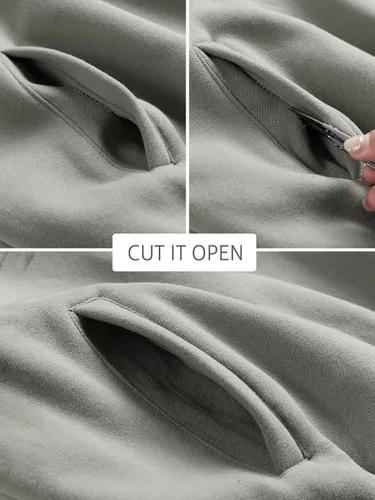Miniatura 9 de ANRABESS Sudaderas de forro polar con media cremallera para mujer, de gran tamaño, con cremallera de un cuarto, ropa de moda para otoño de 2024
