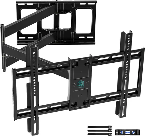Miniatura 7 de HCMOUNTING Soporte de pared para TV de movimiento completo para televisores de 60 a 100 pulgadas, brazo de 30.3 pulgadas de largo, compatible