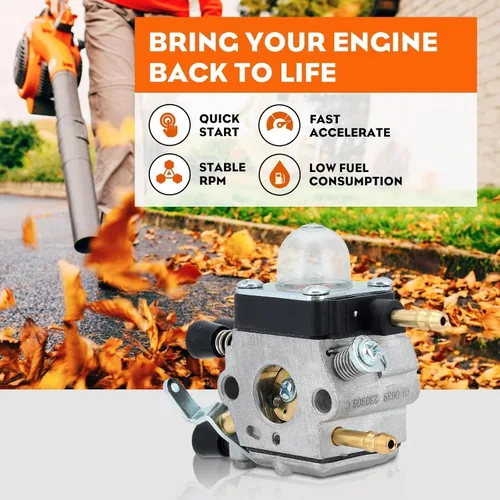 Miniatura 5 de HIPA Carburador BG55 para STIHL BG 55 BG85 BG65 BG85C SH85 SH55 BG45 BG55C BG55Z BG46 BG65DZ BG85DZ BG85DZ piezas de soplador de hojas reemplazar