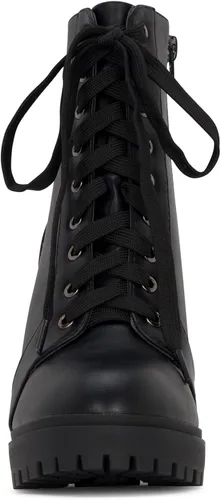 Miniatura 4 de Jtelle - Kristine - Botines de tacón apilados con cordones para mujer