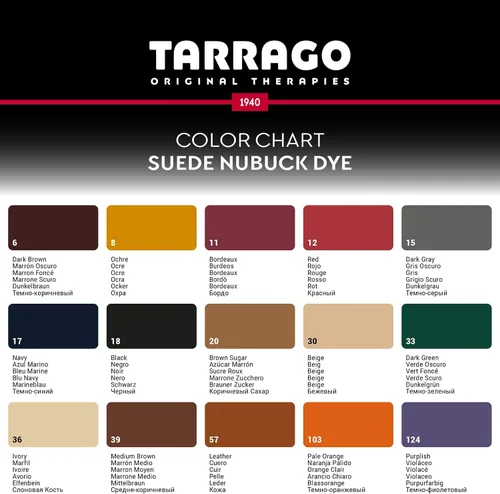 Miniatura 3 de Tarrago Tinte Nubuck de gamuza Recolora, ilumina y restaura ante y nobuck 1.7 onzas líquidas 39 - marrón medio