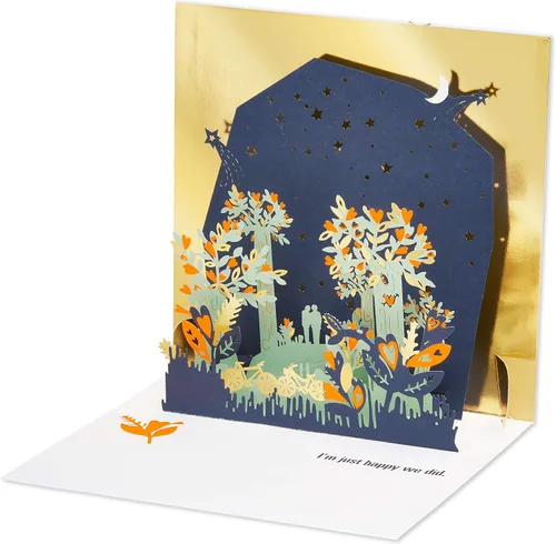 American Greetings Tarjeta de cumpleaños romántica desplegable (romántica)