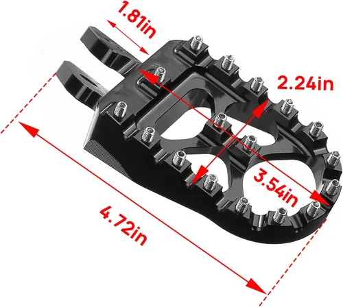 Miniatura 6 de KEMIMOTO Estriberas de Motocicleta Compatibles con Surron Light Bee X/S, Footpegs x260 y x160, Talaria Sting MX3 MX4, Talaria XXX, Bicicleta