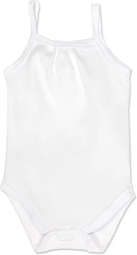 Miniatura 2 de HonestBaby Body Cami de una sola pieza 100% algodón orgánico para niñas
