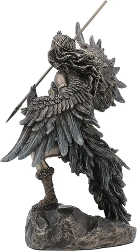 Miniatura 4 de Veronese Design Morrigan The Celtic Phantom Queen de 8 5/8 pulgadas de alto, escultura de resina bronceada fundida en frío, figura para decoración