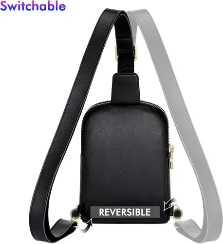 Miniatura 7 de nuoku Bolso bandolera para mujer - Pequeña cartera RFID y bolsa para teléfono celular