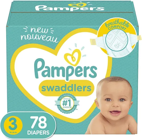 Miniatura 8 de Pampers Pañales Swaddlers, talla 3, 174