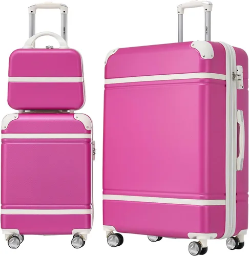 Miniatura 134 de Merax Equipaje, maleta extensible rígida con ruedas giratorias ligeras, Negro -, 40/48/52