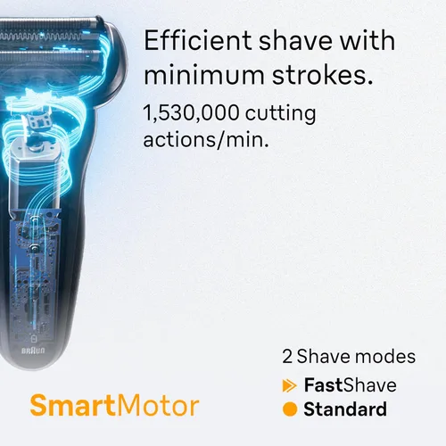 Miniatura 5 de Braun Series 5 - Afeitadora eléctrica para hombres, maquinilla de afeitar de lámina húmeda y seca, accesorio de recortadora de precisión, accesorio