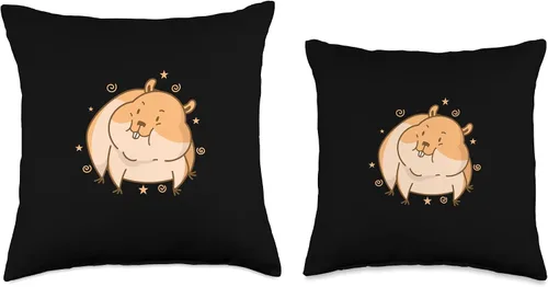 Miniatura 3 de cute Hamster Rodent Pet Throw Pillow