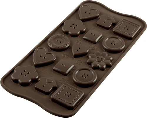 Miniatura 10 de Silikomart Molde de silicona para chocolate, color marrón
