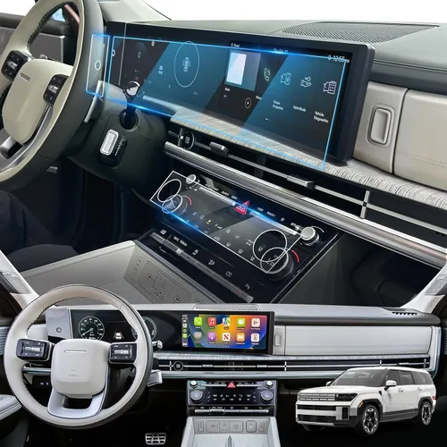 Miniatura 30 de LFOTPP GMC Sierra 1500 2500HD 3500HD 8 pulgadas IntelliLink 2016-2017 Protector de pantalla de navegación para automóvil, [9H] Protector de pantalla