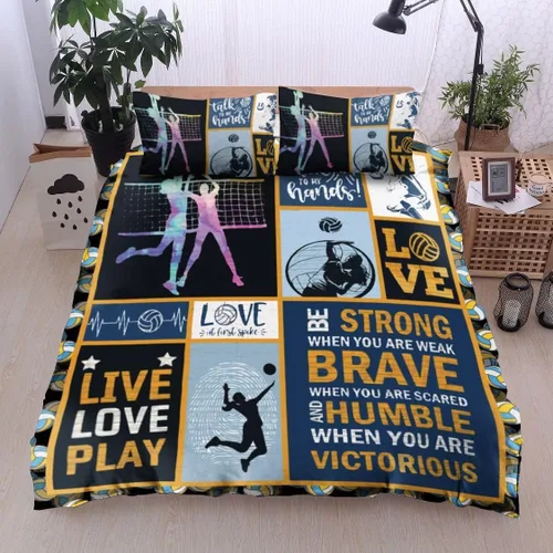 Miniatura 18 de Juego de ropa de cama de voleibol, edredón de microfibra para deportes, voleibol, tamaño King, Queen, individual, decoración para el hogar