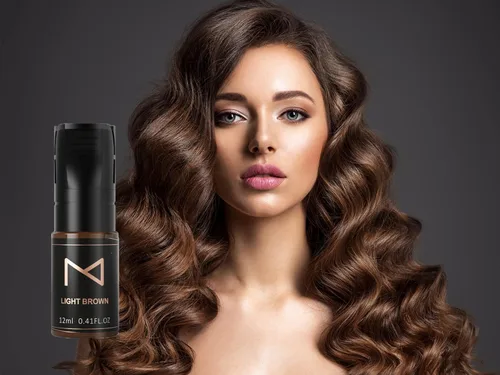 Miniatura 2 de Pigmento líquido cosmético M para cejas en polvo para cejas, nano cejas, maquillaje permanente de sombreado, microblading, uso en máquina, sin