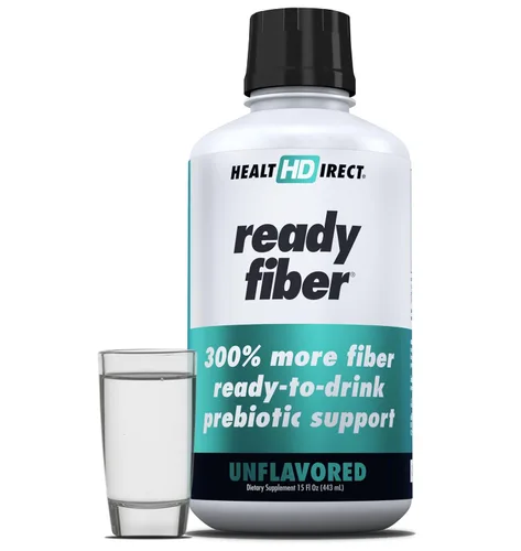 HEALTH DIRECT - Ready Fiber - Suplemento de fibra líquida prebiótica para mujeres, hombres y niños - 15 onzas líquidas - 15-30 porciones, sin sabor