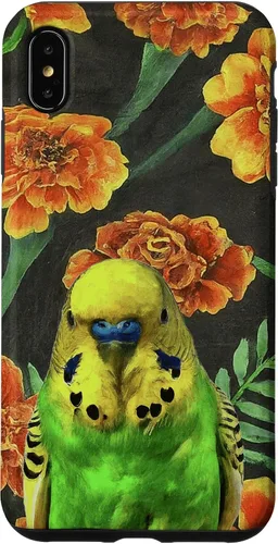 Miniatura 7 de iPhone 11 Budgie Orange Yellow Marigolds Vintage Flower Pattern Case