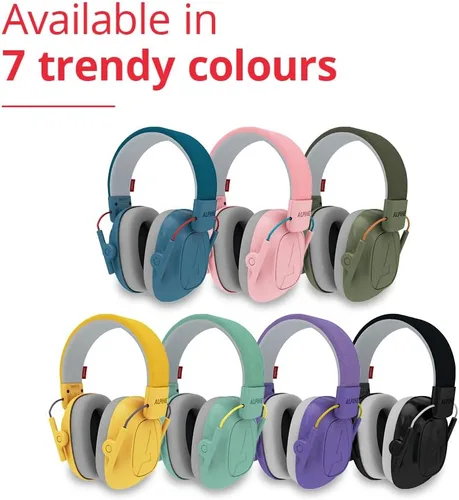 Miniatura 7 de Alpine Muffy Kids - Protección auditiva - Certificado CE y ANSI - Ajustable para edades de 3 a 16 años - Auriculares con cancelación de ruido - Negro