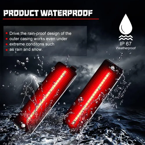 Miniatura 4 de para 1993 1994 1995 1996 1997 1998 1999 2000 2001 2002 luz indicadora lateral trasera de lente roja LED para Chevy Camaro Lente ahumada LED rojo