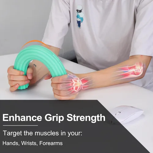 Miniatura 2 de Barra Fortalecedora de Terapia Flex para Codo de Tenista, Codo de Golfista, Tendinitis - Barra de Resistencia de Terapia Física para Alivio