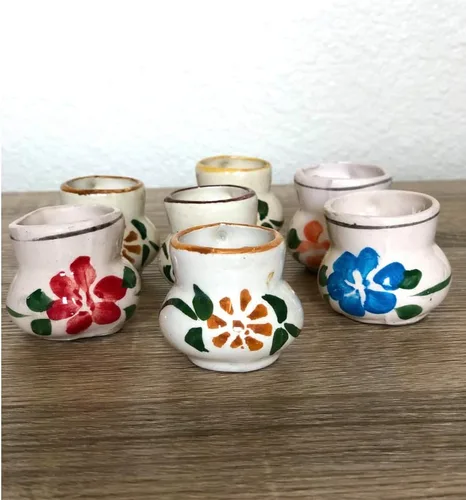 Taza mexicana pequeña, paquete de 10 vasos de chupito de tequila para fiesta, miniatura, taza mexicana (paquete de 20)